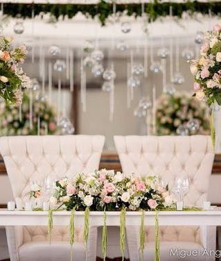 arreglo en la mesa principal