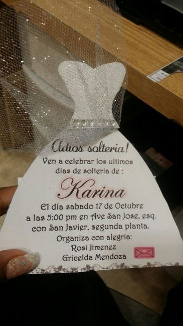 Mis invitaciones de despedida de soltera - 2