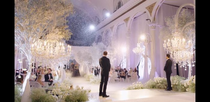 Efecto de nieve en la boda ❄ 1