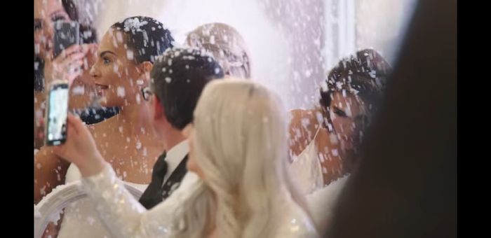 Efecto de nieve en la boda ❄ 3