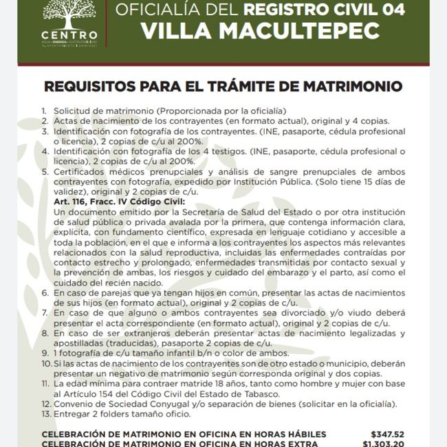 Help !!! boda civil 1