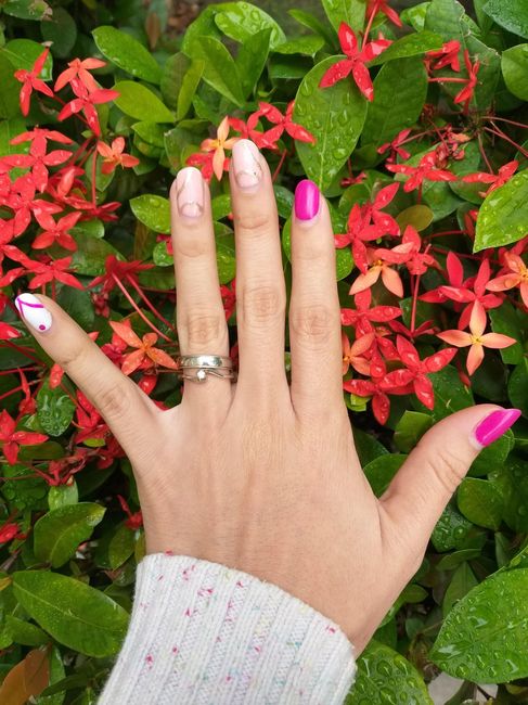 Ideas de uñas en rosa 🌈 7