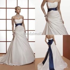 Vestidos de novia con azul 🌈 4