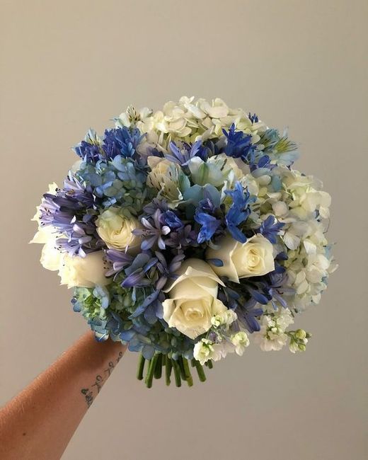 Flores en azul 🌈 5