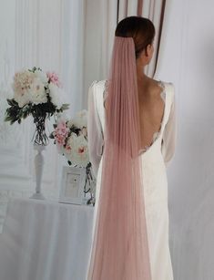 Velos de novia en rosa 2