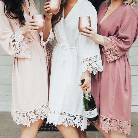 Batas getting ready en rosa 🌸 5