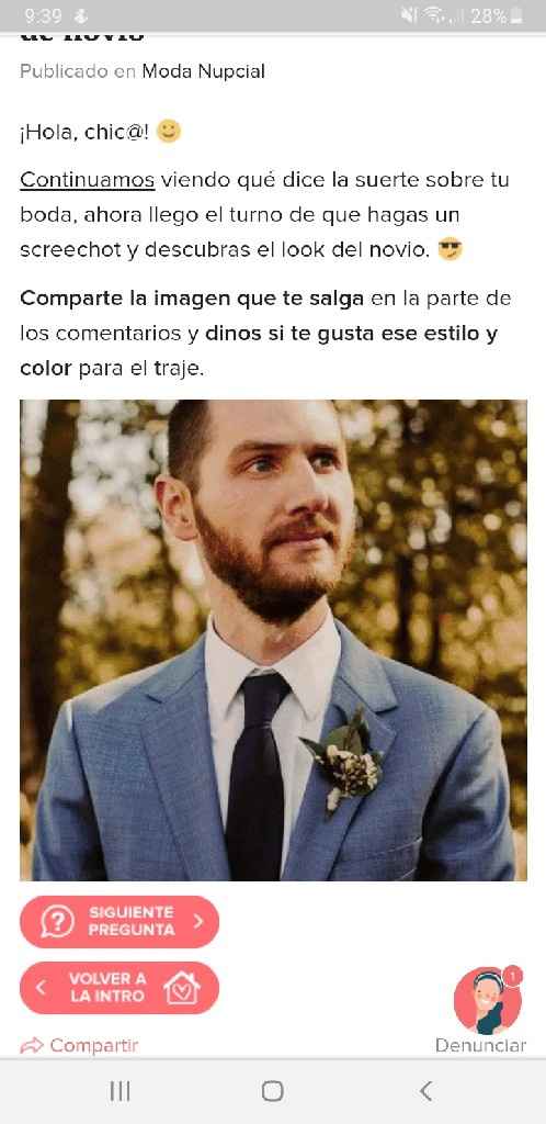 Haz screenshot y descubre el look de novio - 1
