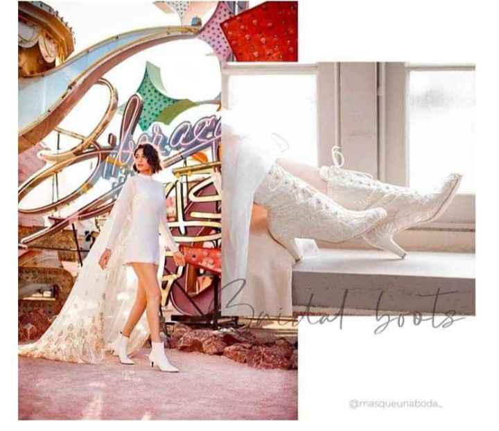 Botas y botines en tu outfit nupcial 👢 - 1