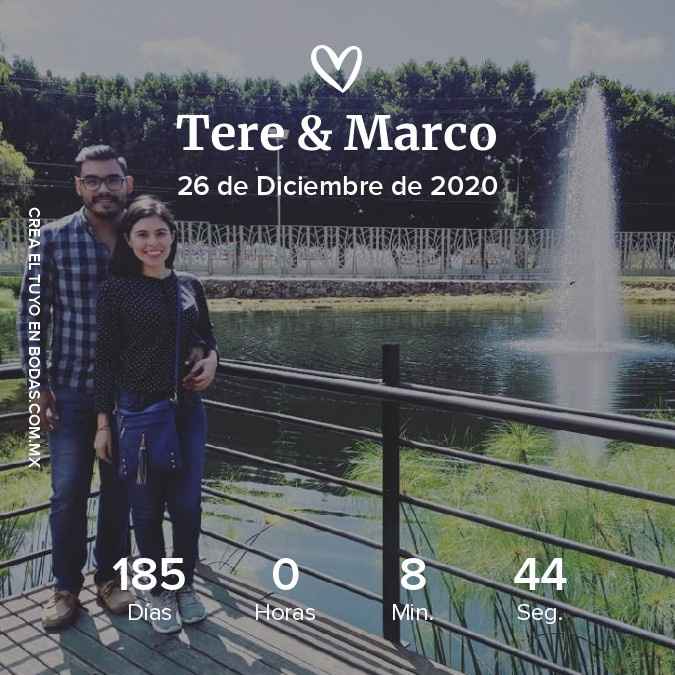 ¡A dos dígitos de nuestra boda! - 1