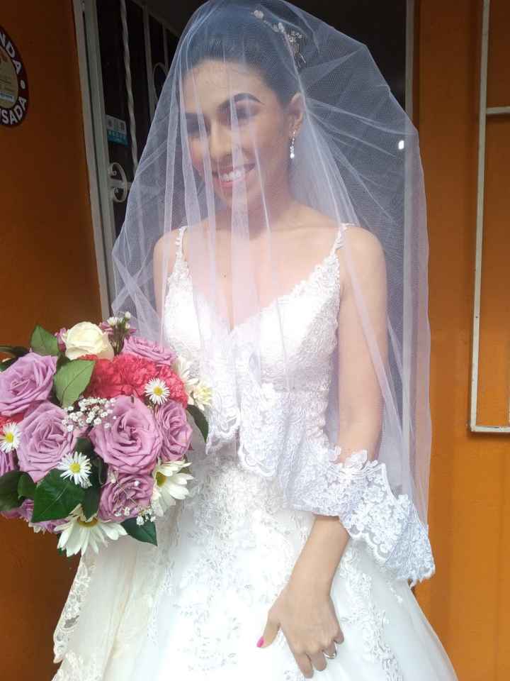 Mi velo de aliexpress en la boda - 1