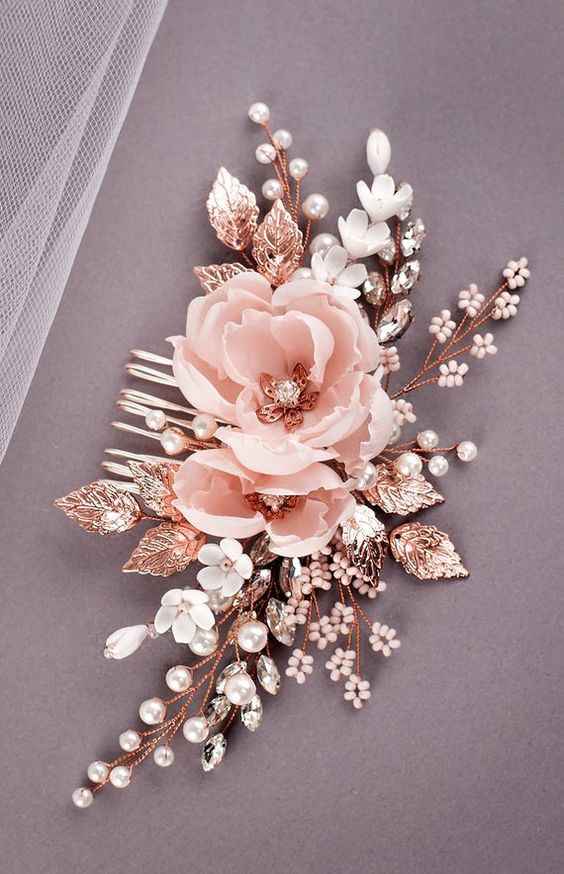 Tocados y tiaras en rosa - 5