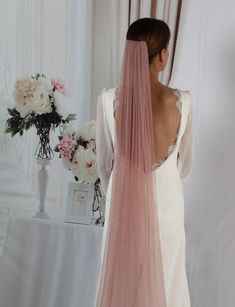 Velos de novia en rosa - 2