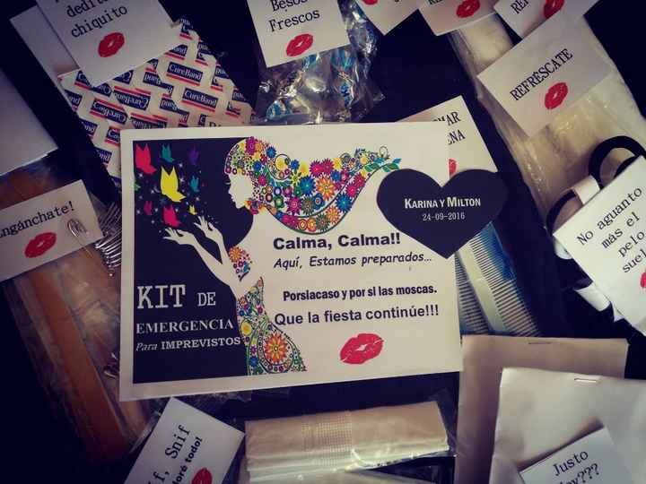 1. KIT de superviviencia para BODA