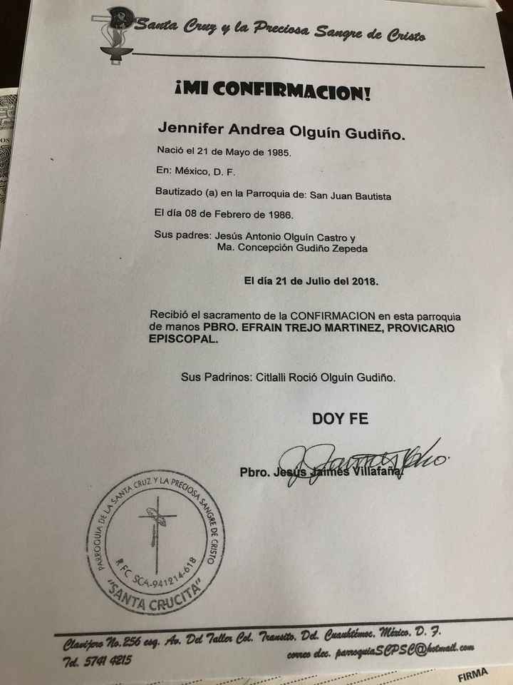 Confirmación - 1