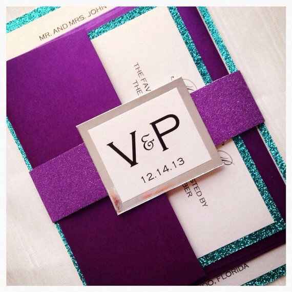 Ya elegimos colores!!! violeta, turquesa, plata, blanco - 4