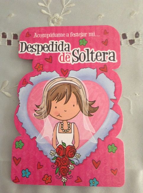 Mi despedida: las invitaciones - 1