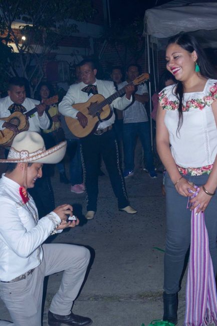 Sorpresa! Me dan el anillo 