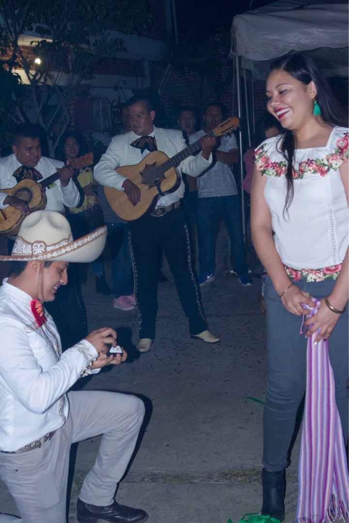 Sorpresa! Me dan el anillo 