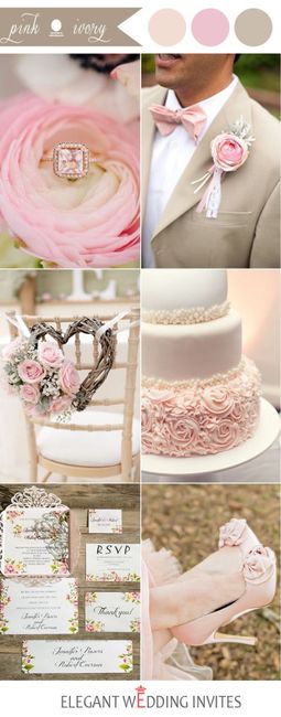 Combina el color rosa en tu boda! 💗 - 5