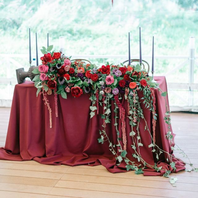 Ideas para decoración de la.mesa principal 4