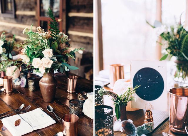 Centros de mesa en Bronce - 6