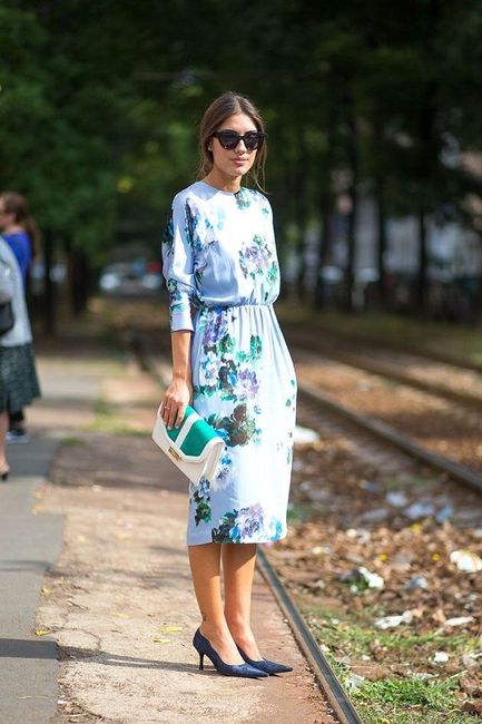 Vestido azul para boda civil o despedida 7