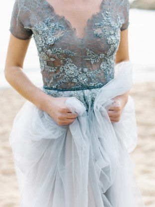 Vestido de novia azul 💙 - 4