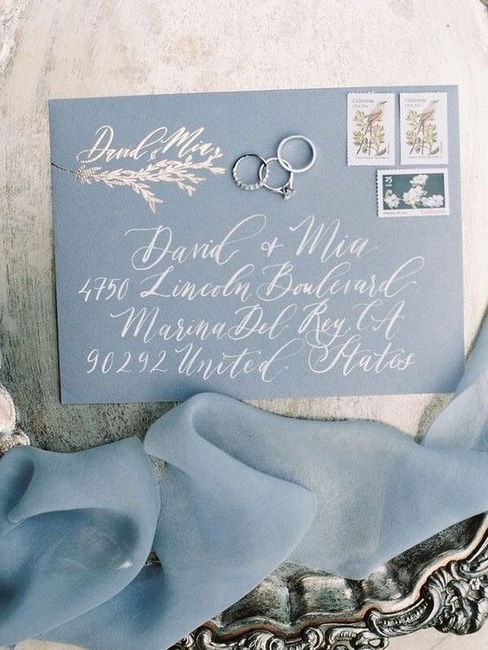 Invitaciones azules - 1