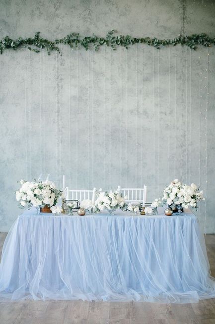 Mesa de novios en tonos azul 💙 - 6