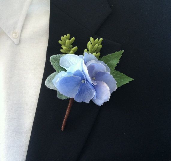 Boutonnière azul - 6