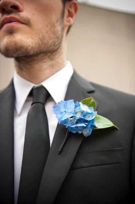 Boutonnière azul - 7