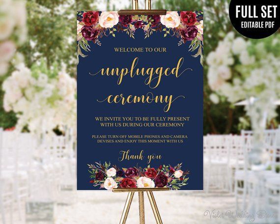 Letreros de Bienvenida en azul - 4