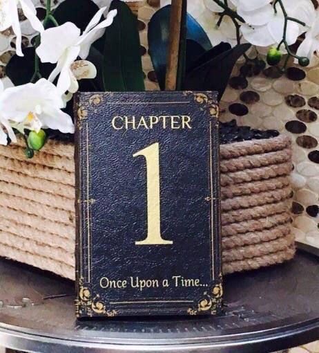 Números de mesa en azul - 15