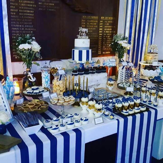 Mesa dulces en azul - 9