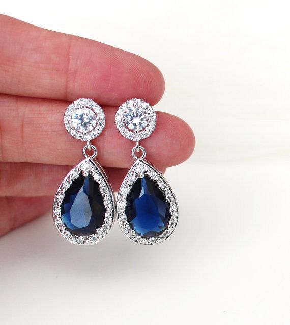 Aretes azules en tu boda - 5
