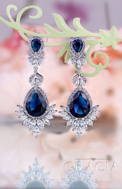 Aretes azules en tu boda - 11