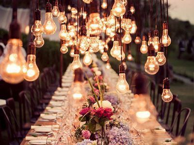 Decoraciones con bombillas - 14