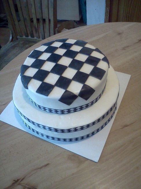 sorpresa pastel de boda estilo Racing! - 7