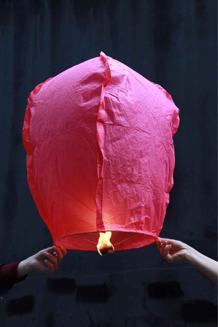 Decoraciones de papel rosa en la boda💗 - 4