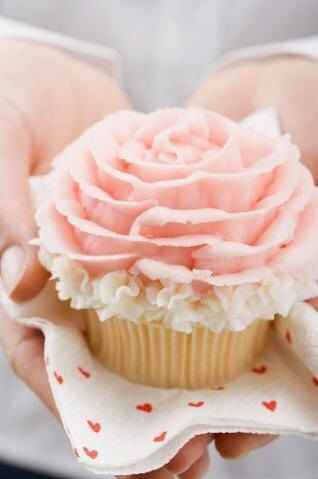 Cupcakes rosas para tu boda - 3