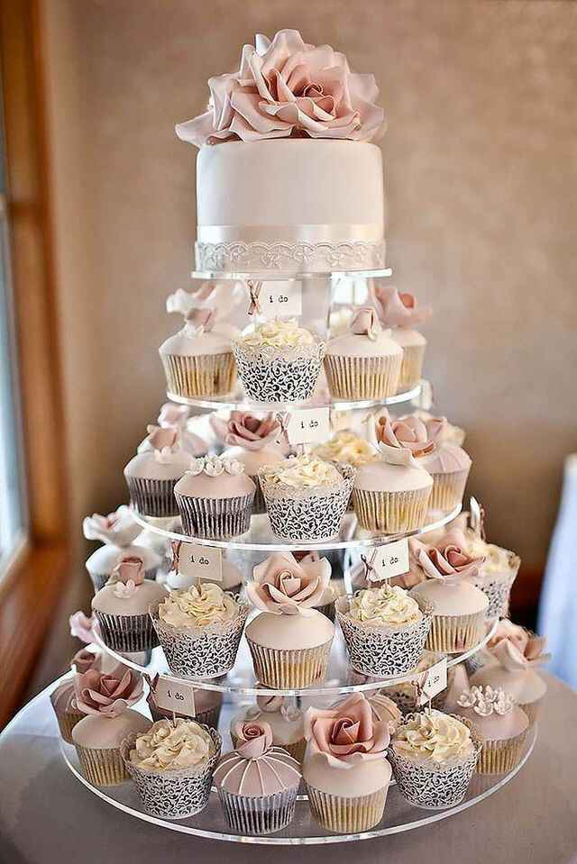 Cupcakes rosas para tu boda - 4