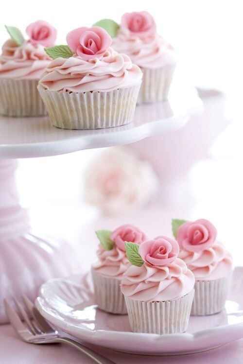 Cupcakes rosas para tu boda - 5