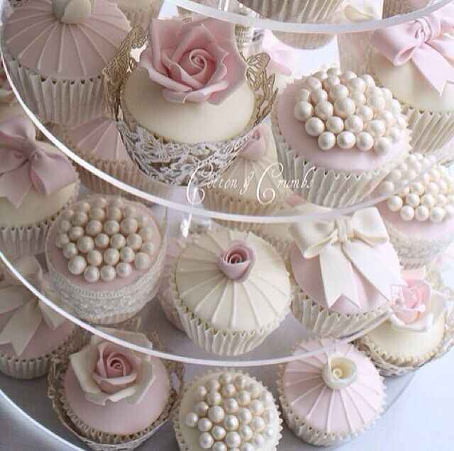 Cupcakes rosas para tu boda - 10