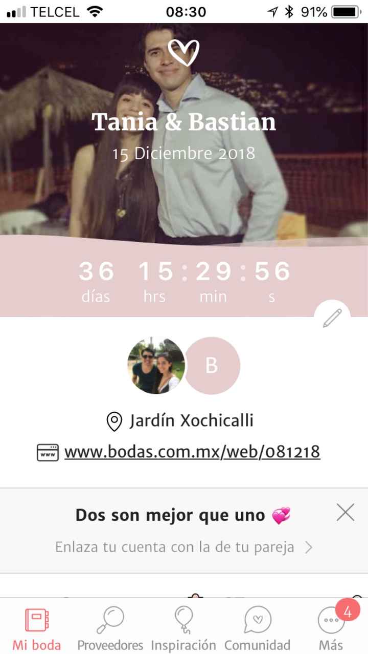 50 días para la boda!! 👰🏻🤵🏻 💒 - 1