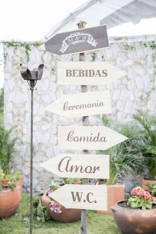 Señalizaciones en tu boda 💗⬅️⬆️ - 5