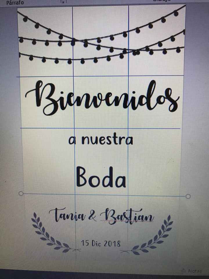 Letrero de bienvenida 💗 - 1