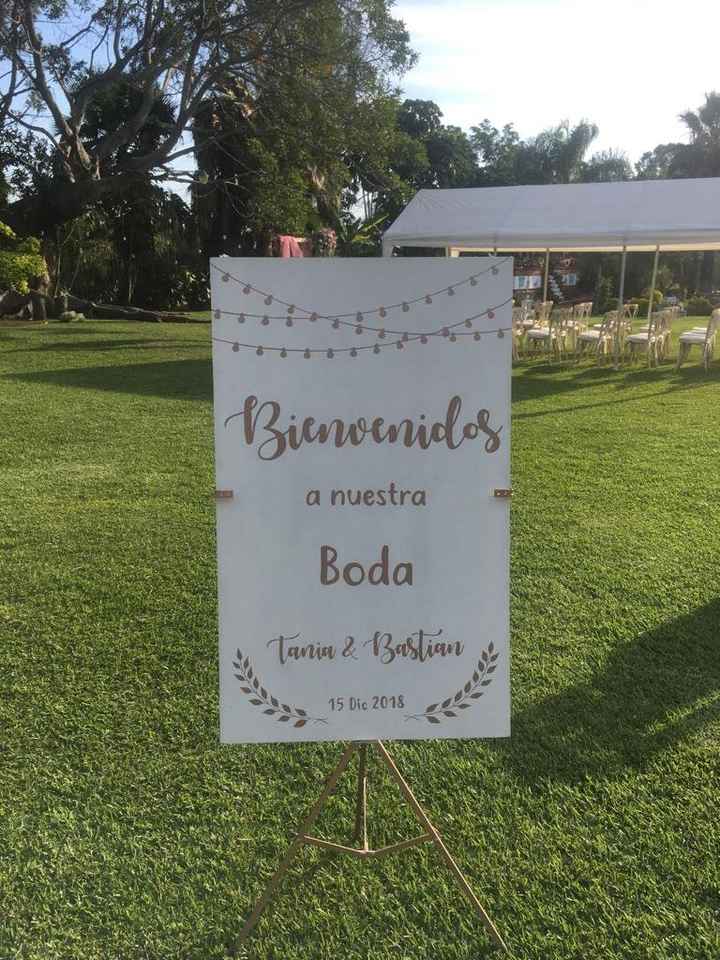 Letreros en tu boda o señalamientos? Espacio abierto! Ideas para tí - 2