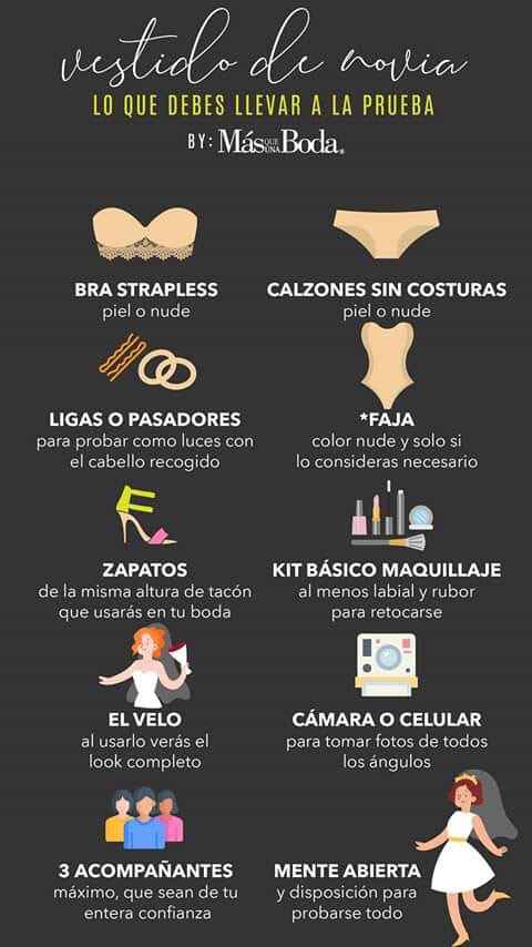 Tips prueba de vestido 👰🏻 - 1