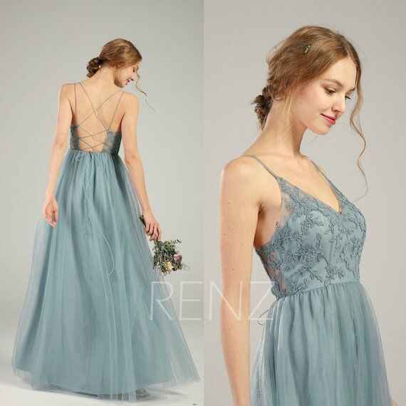 Damas de honor en Dusty Blue 💙 - 9