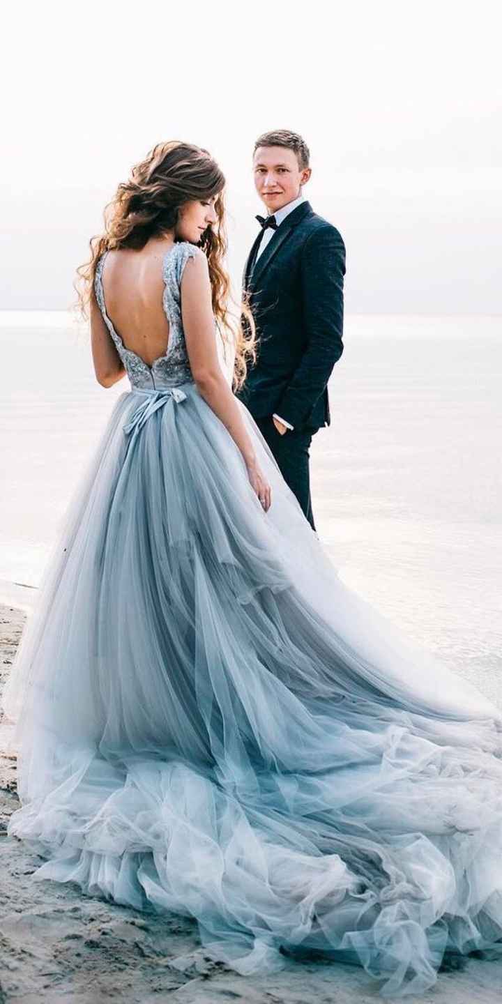 Vestido de novia azul 💙 - 1